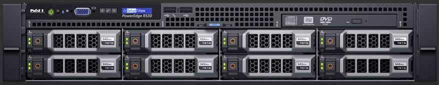 DELL PowerEdge R530 E5-2609 v4 1.7GHz 8C, 8GB, 1TB (8x3.5)